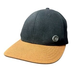 GEORGE Black and Tan Baseball Cap with Pocket